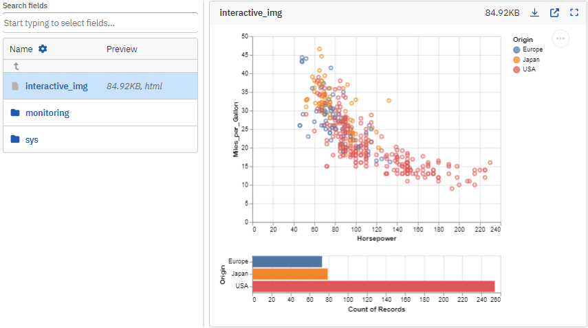 Altair chart in Neptune