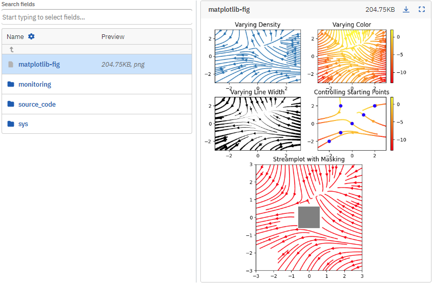 Matplotlib figures in Neptune